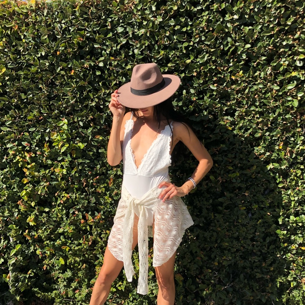 Crochet waist wrap